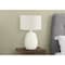 Monarch Specialties Lighting, 26 in.H, Table Lamp, Ivory / Cream Shade, Cream Resin, Contemporary I 9609 - alternate 2